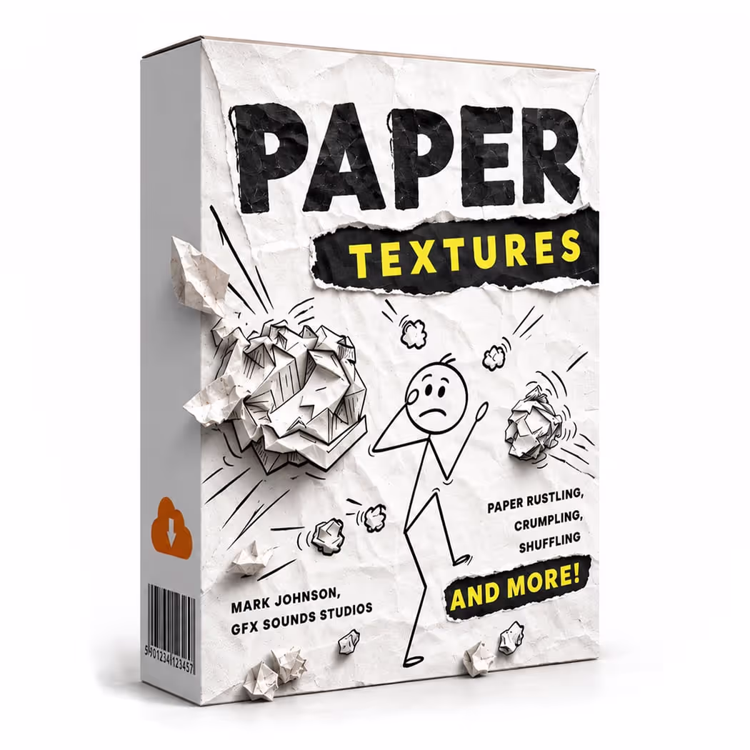 Paper Textures SFX Pack - Paper Tear, Rustle & Foley Sounds by Gfx Sounds Studios