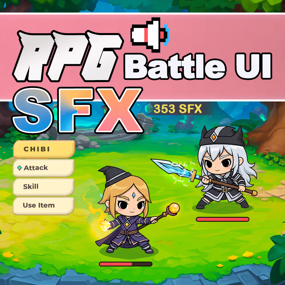 RPG Chibi Battle sound effects library by WOW Sound