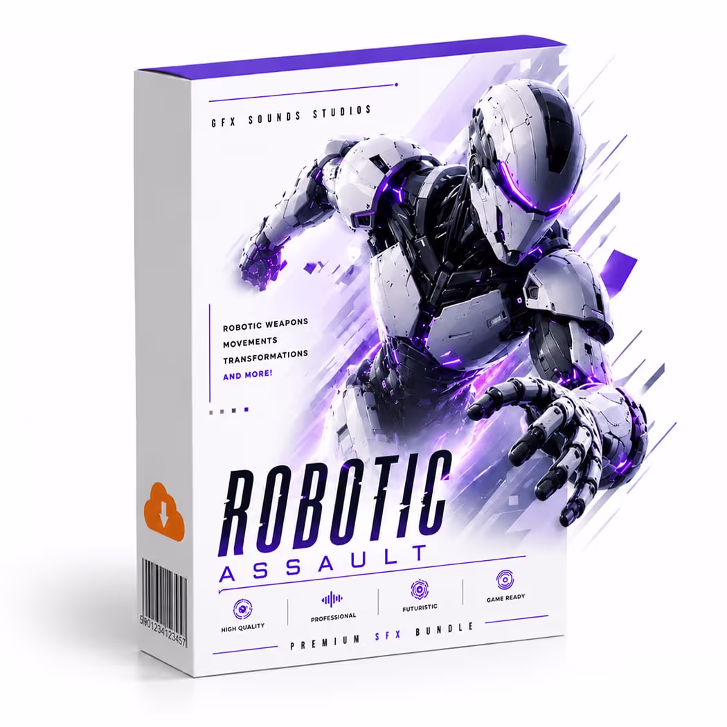 Robotic Assault SFX Bundle - Sci-Fi Robot and Futuristic Sound Effects by Gfx Sounds Studios
