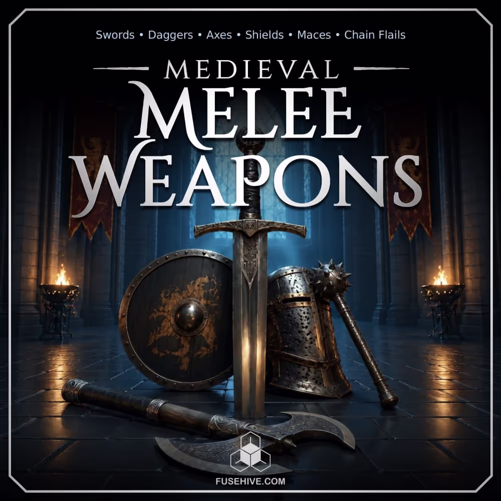 Medieval Melee Weapons | Swords • Daggers • Axes • Maces • Flails sound effects library by Fusehive