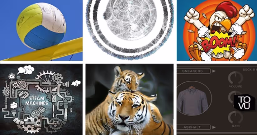 new sound effects tigers toons steam machines props