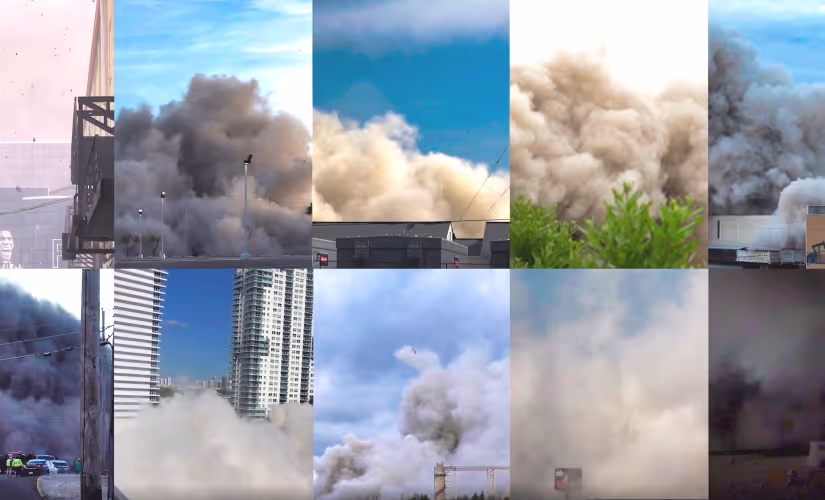 Implosion sound effects library