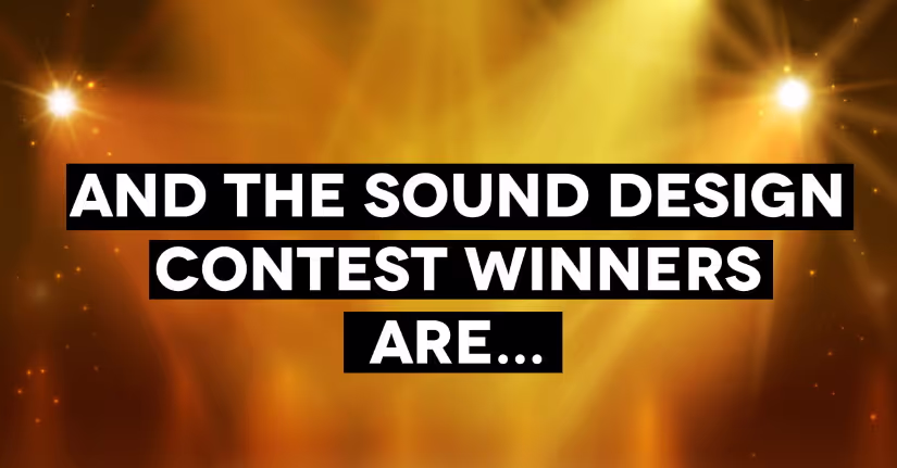 Sound design contest winners