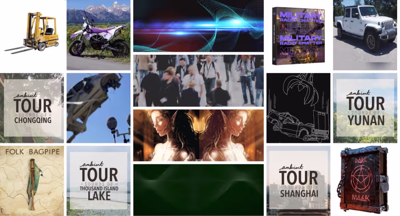 Great new sound effects and sound libraries from the sound community