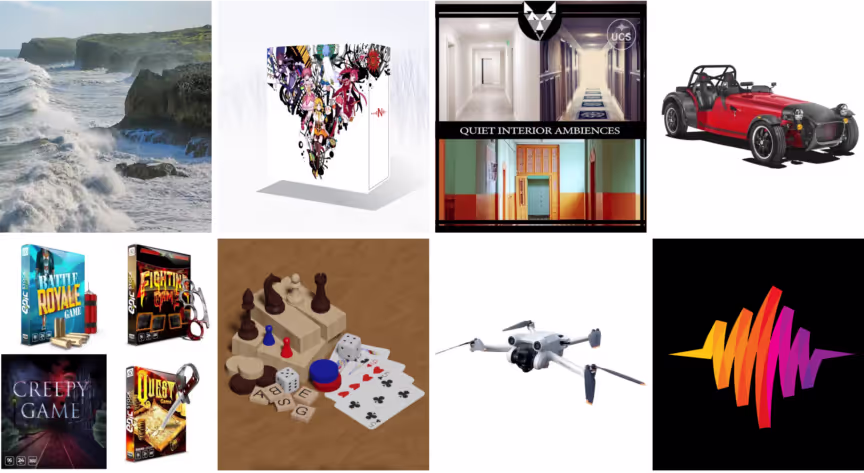 7 new sound effect libraries