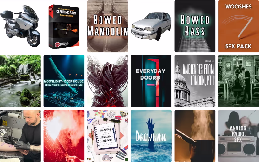 New sound effects libraries from the independent sound community