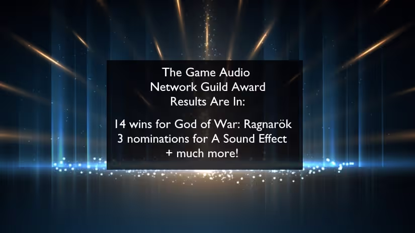 Game Audio Network Award Winners 2023