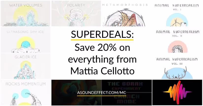 Mattia Cellotto Sound Effects Deals 2023