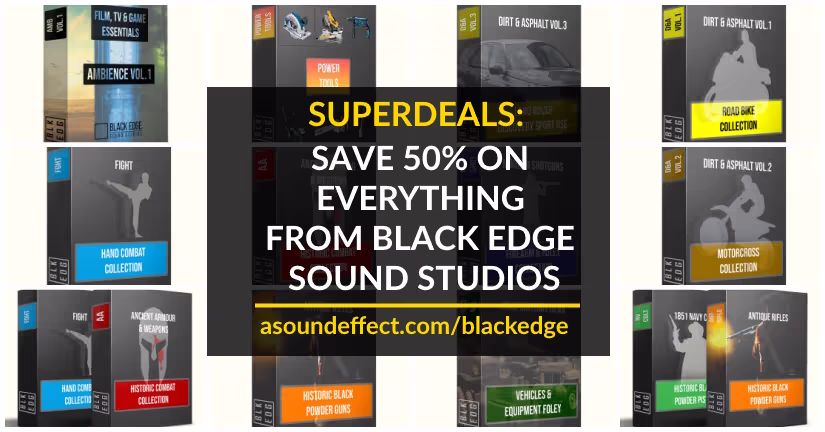 Black Edge Sound Effects Superdeals