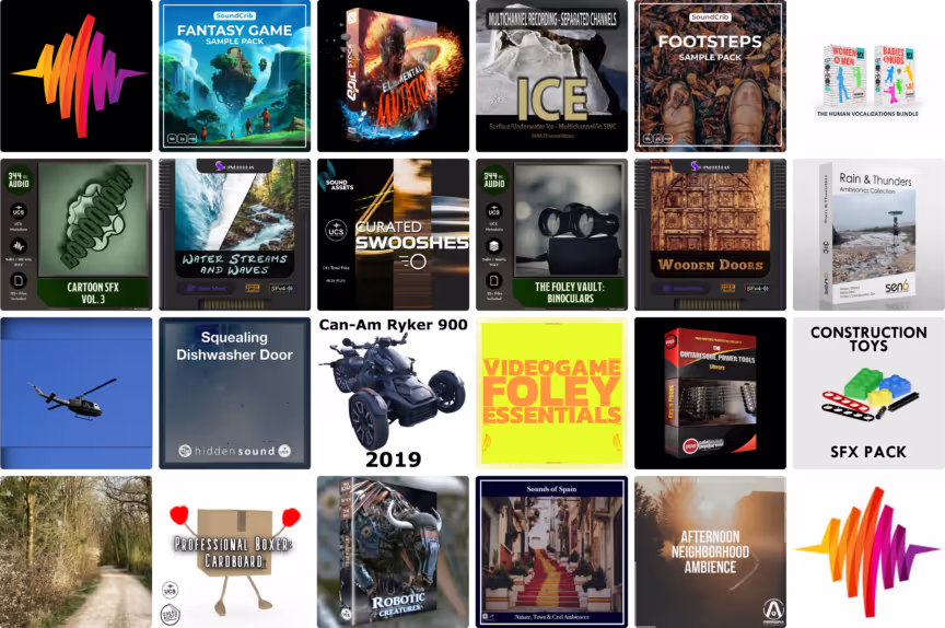 22 new sound libraries