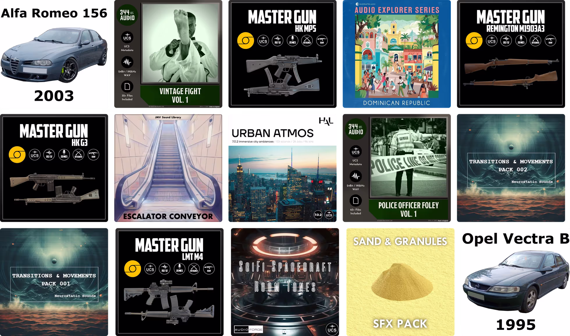 15 new sound libraries