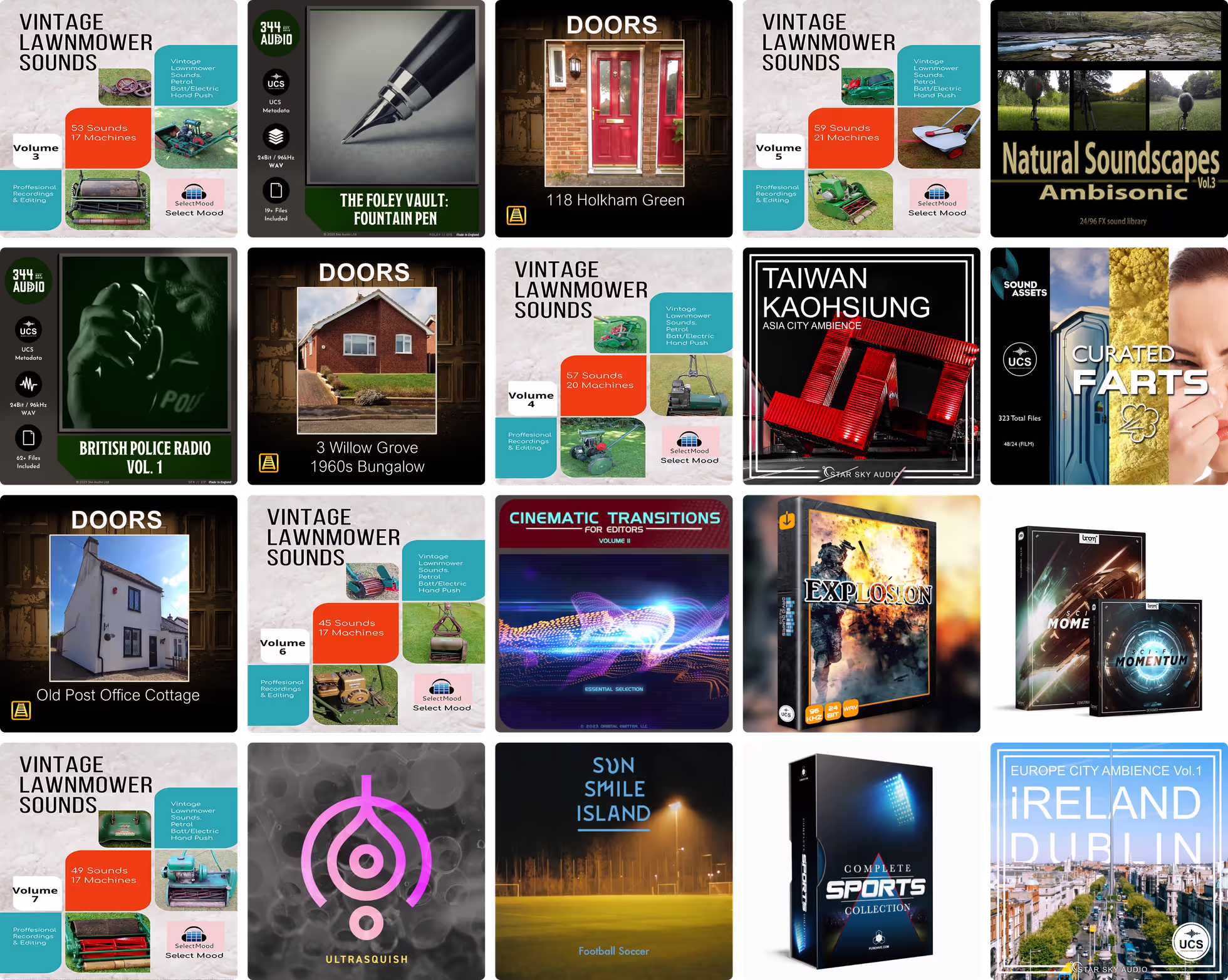 20 new sound libraries