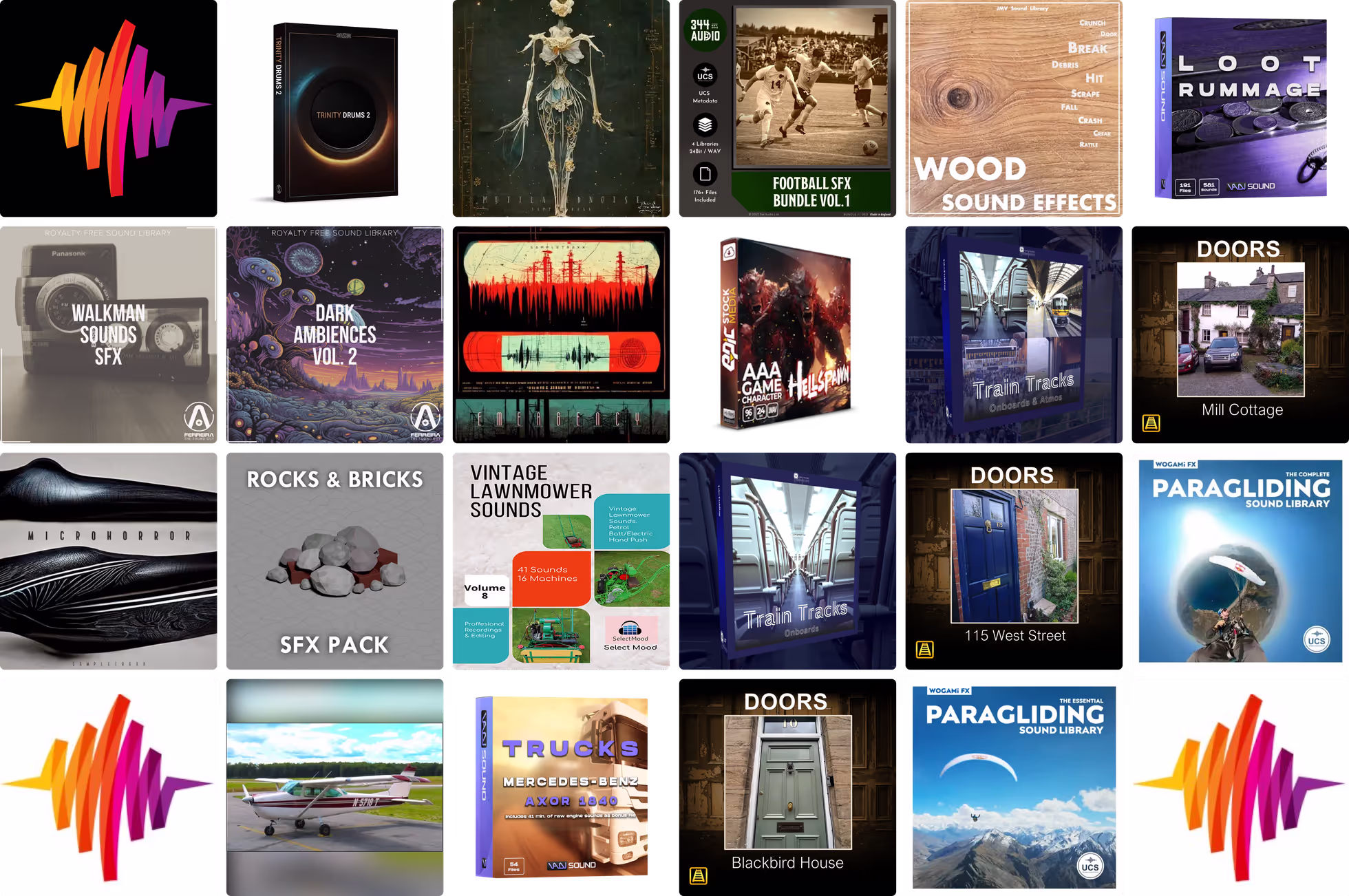 21 new sound libraries