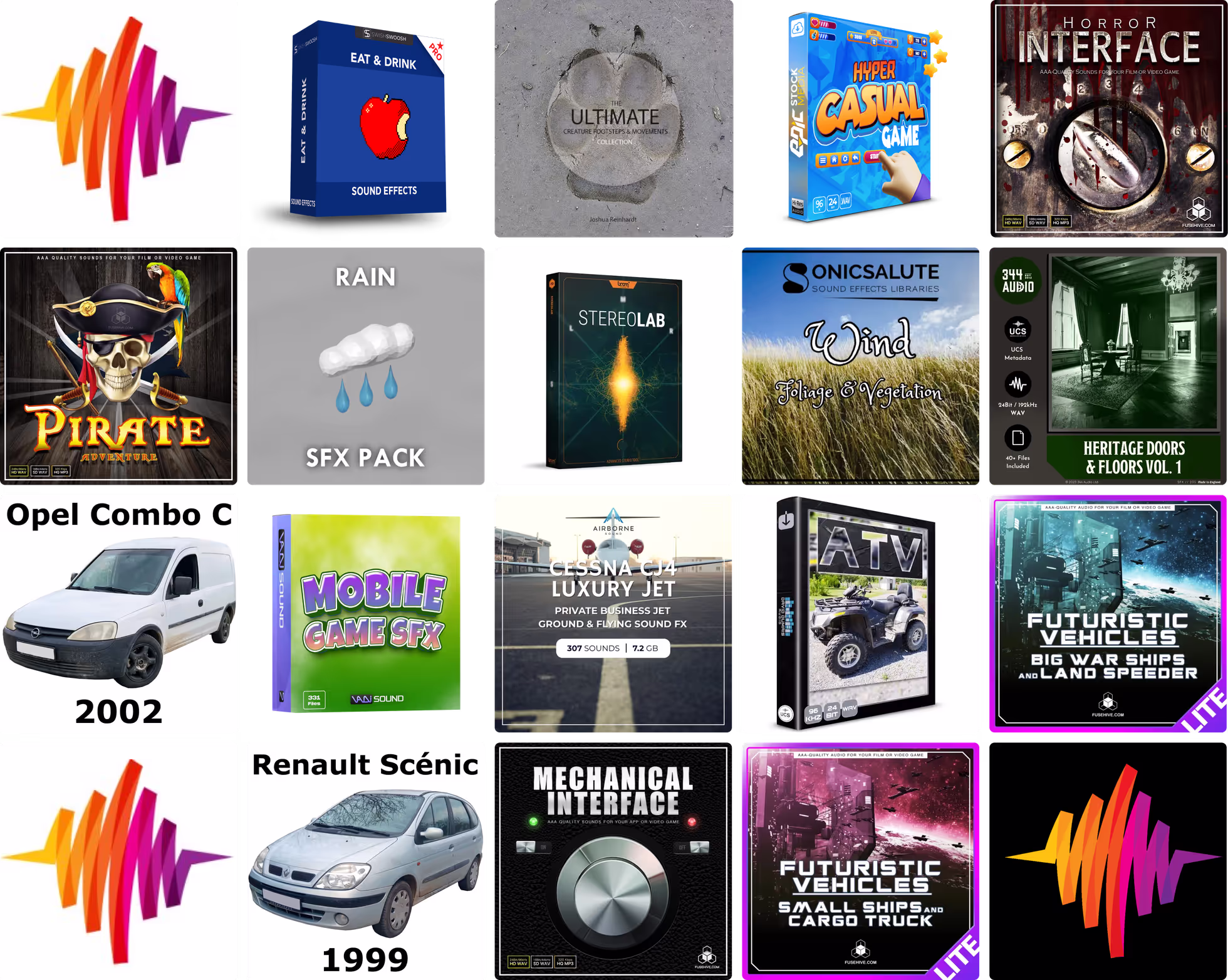 17 new sound libraries