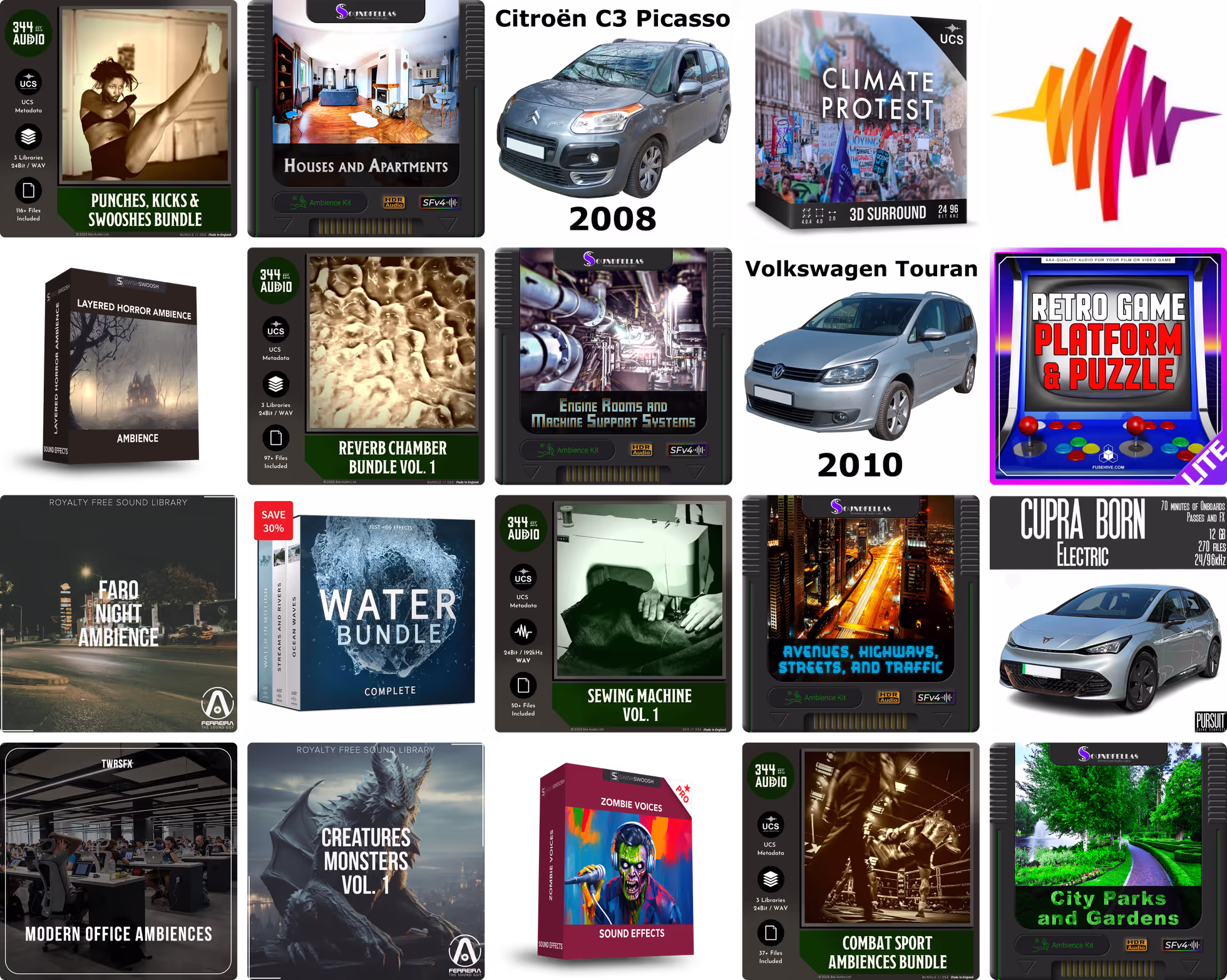 19 new sound libraries