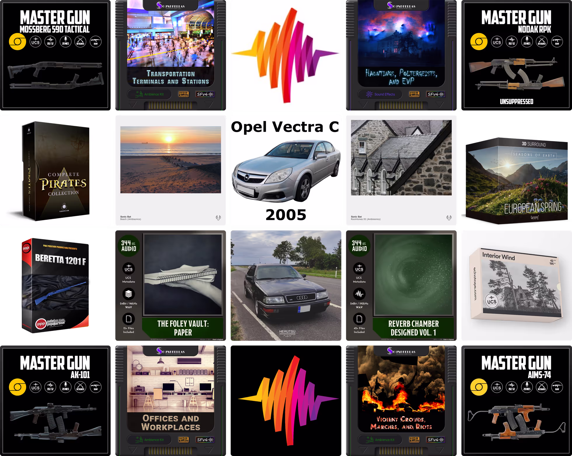 18 new sound libraries