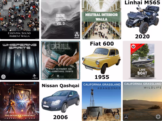 12 new sound libraries