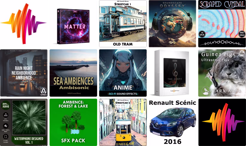 13 new sound libraries