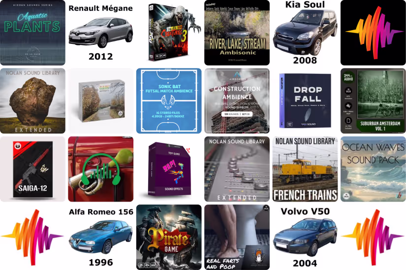 21 new sound libraries