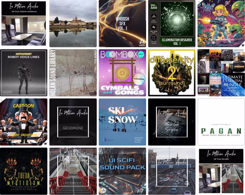 20 new sound libraries