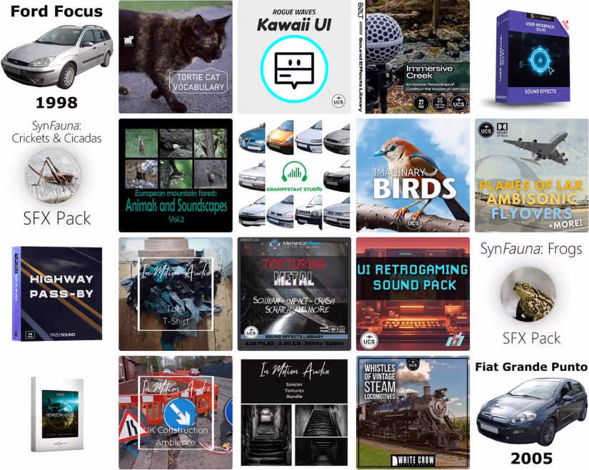 20 new sound libraries