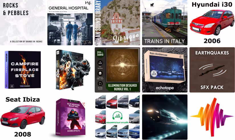 14 new sound libraries