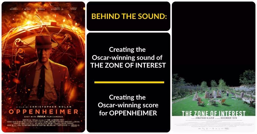 Oscar Winners Best Sound and Best Score 2024