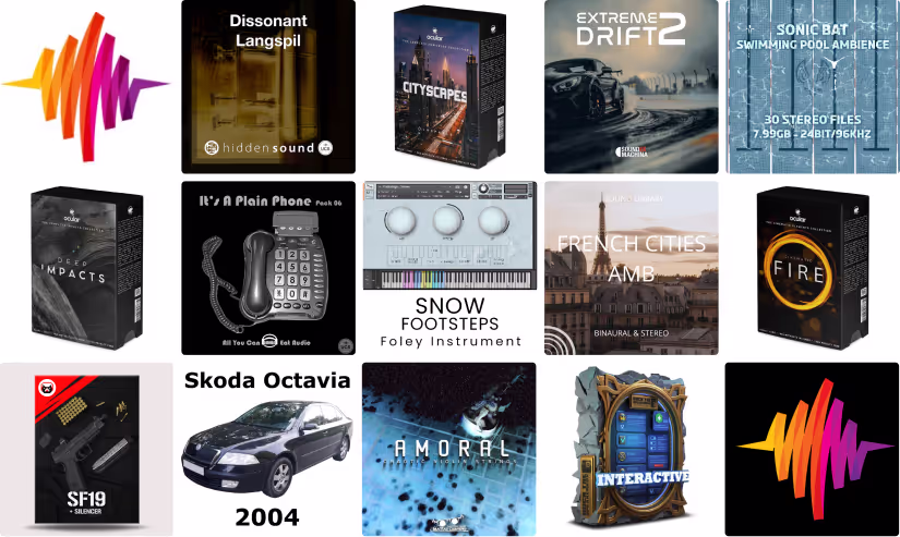 13 new sound libraries