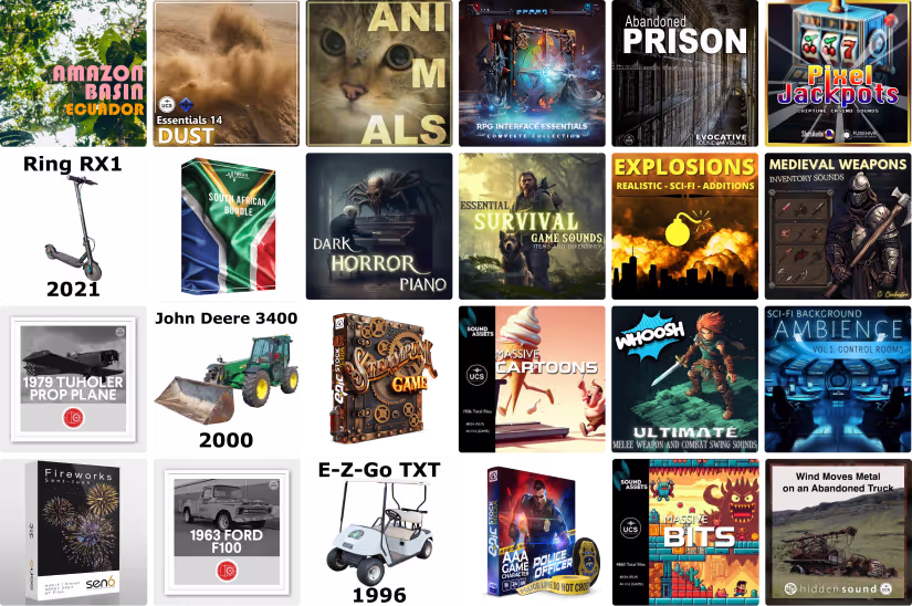 24 new sound libraries