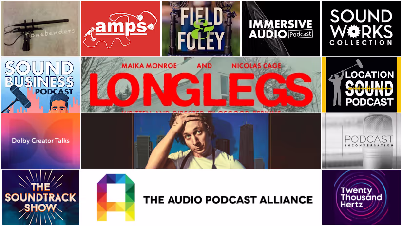 Audio Podcast Alliance - podcasts about film sound and game audio - August 2024