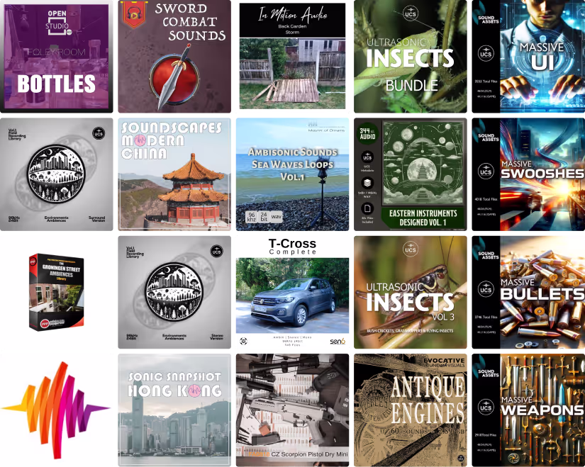19 new sound libraries