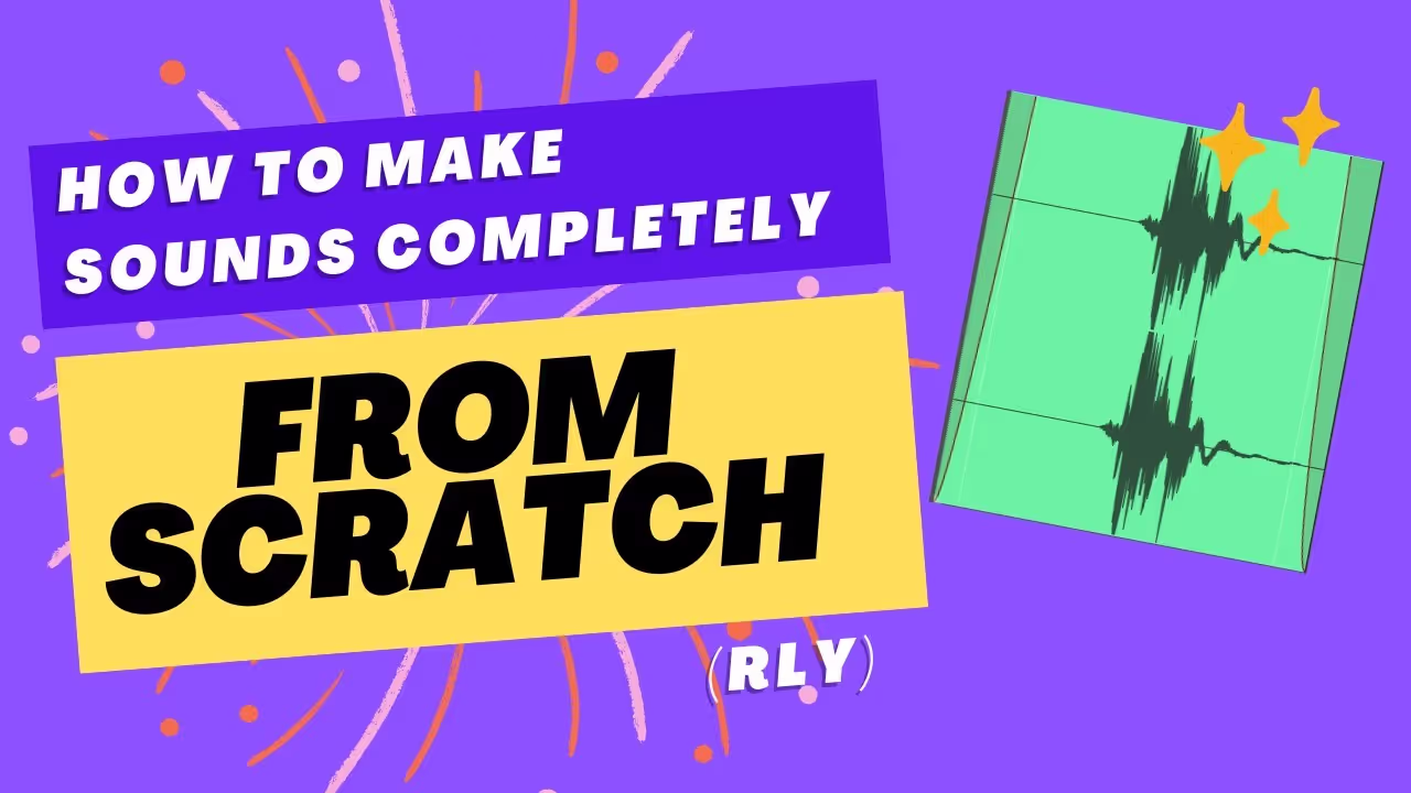 How to record sound effects from scratch - video guide