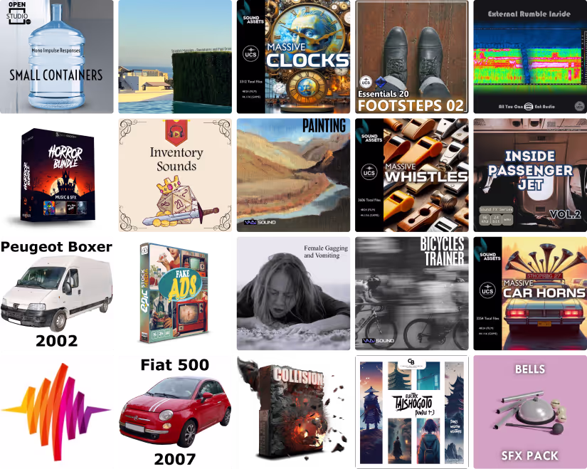 19 new sound libraries