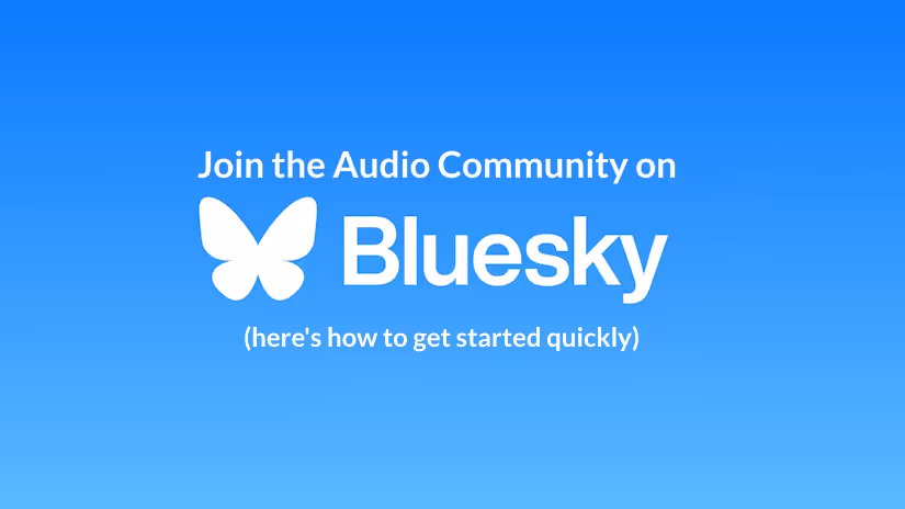 How to find the audio community on Bluesky