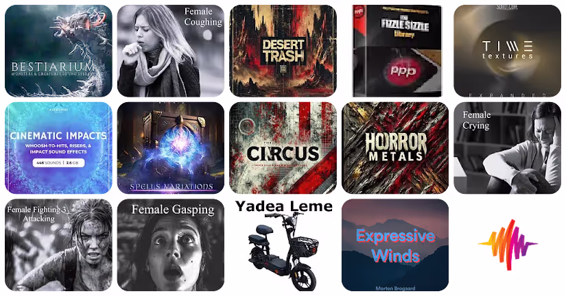 New sound effects libraries from the independent sound community