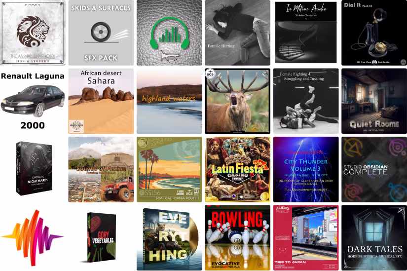 23 new sound libraries