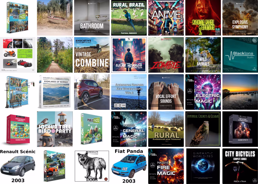 39 new sound libraries