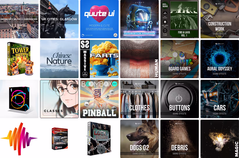 24 new sound libraries