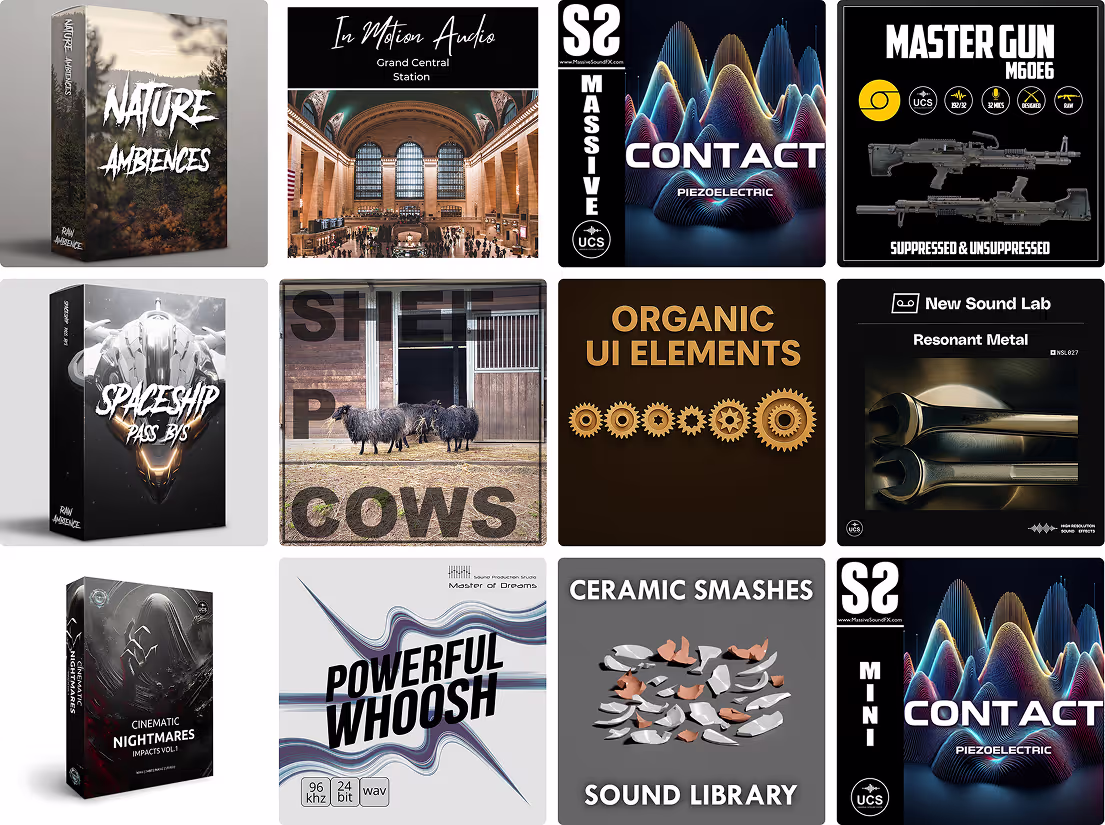 12 sound libraries