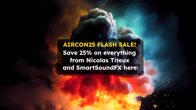AirCon25 sound effects flash sale