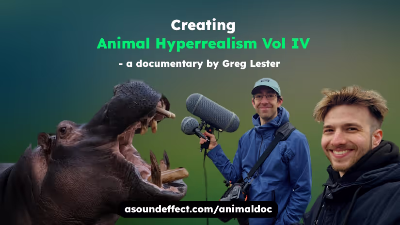 Animal Hyperrealism Vol IV Sound Effects Library Documentary