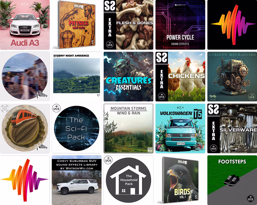 18 new sound libraries