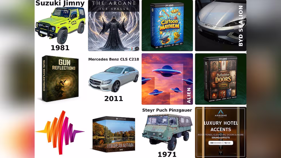 11 new sound libraries