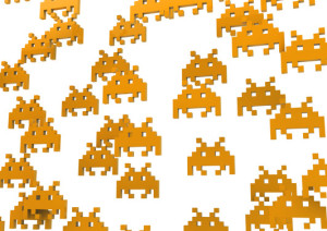 Space Invaders was the first game in history to feature interactive music