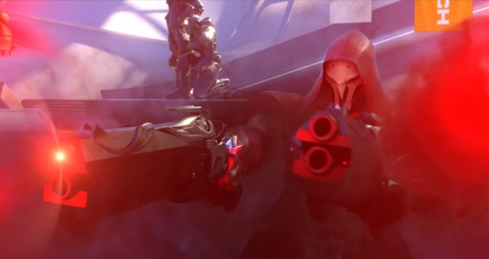 The Reaper character, going about his daily business