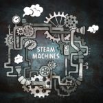 Steam Machines sound library cover by Moon Echo Audio / Walla Craft