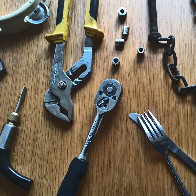 Home-grown metal sound effects