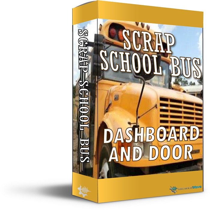 Scrap School Bus - Dashboard and Door | Foley Sound Effects Library ...