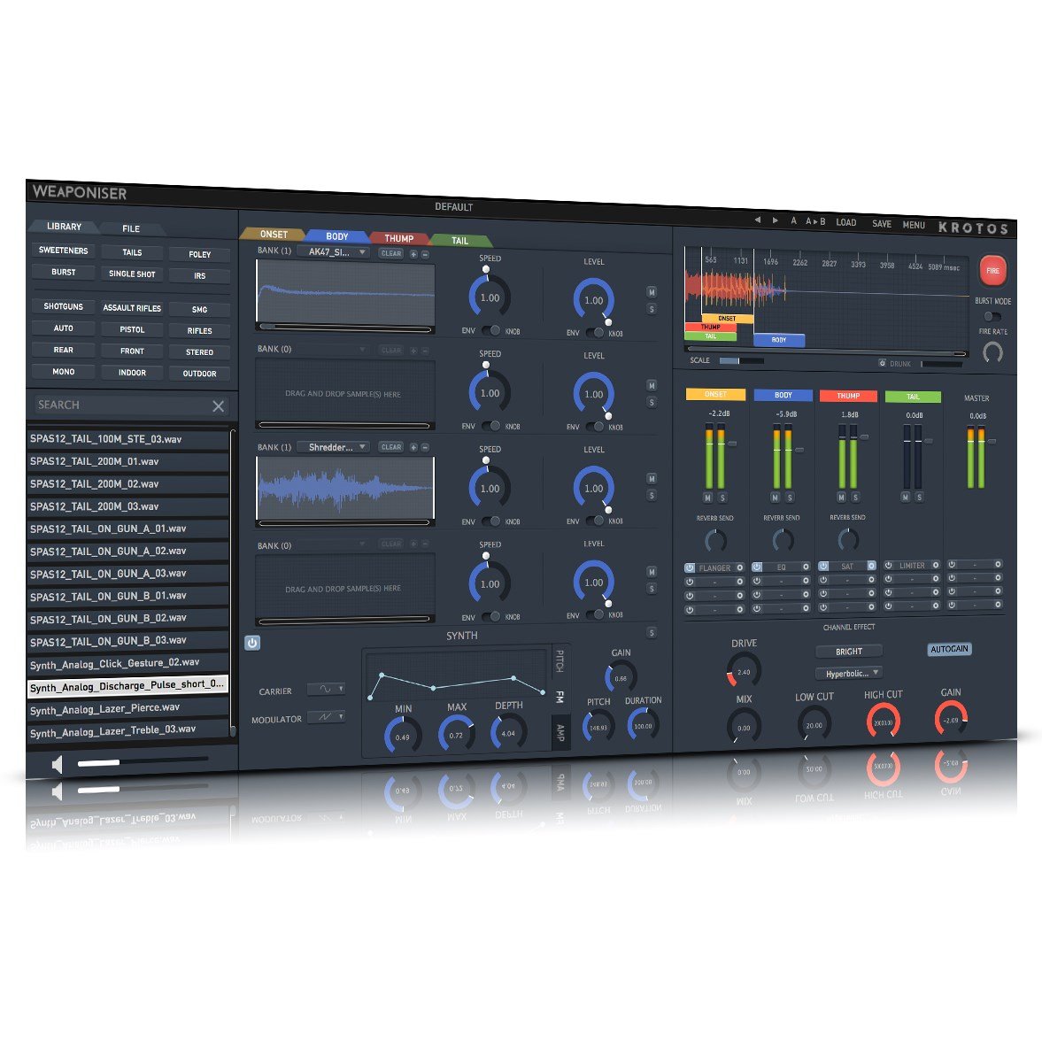 weaponiser sound effects plugin