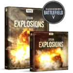 Urban Explosions sound library cover by BOOM Library